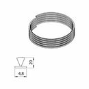 Markenlos Insektenschutz Bürstendichtung für Insektenschutzspannrahmen 4,8x20mm