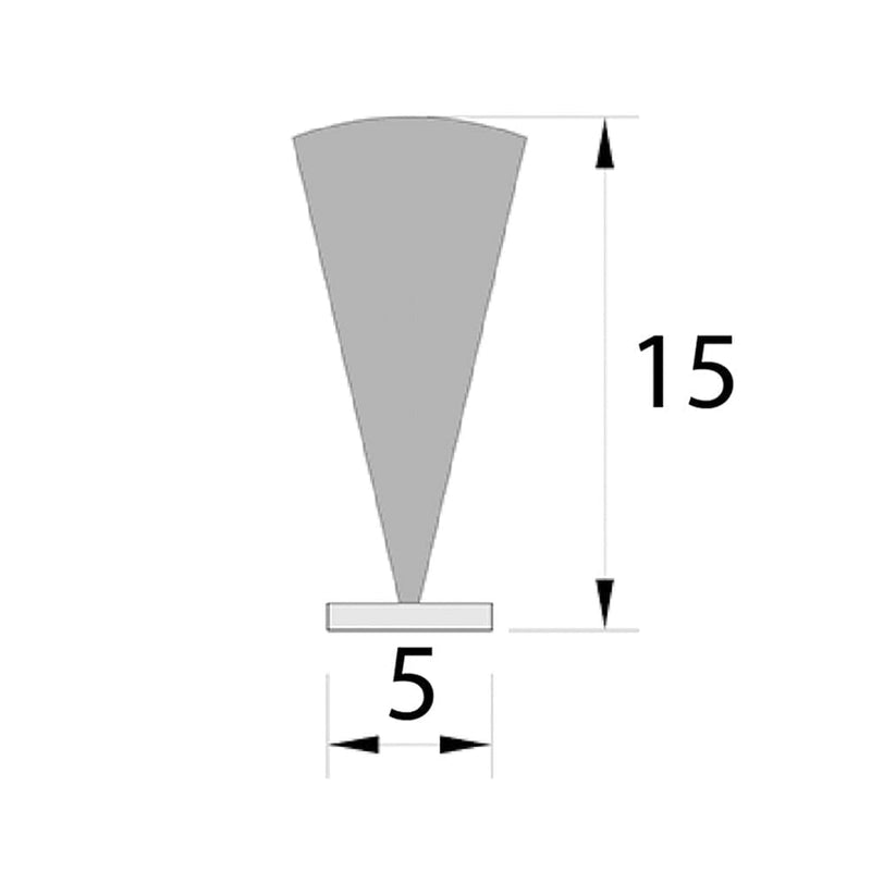 Markenlos Rolladen Bürstendichtung für Rollladenkasten Abdichtung 5x15mm