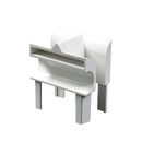 MK Menke Rolladen Weiss MK Einlauftrichter 919/2 für Doppel Führungsschiene