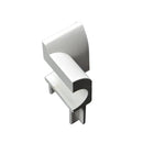 MK Menke Rolladen Weiss MK Einlauftrichter 932/3 für PVC Führungsschiene