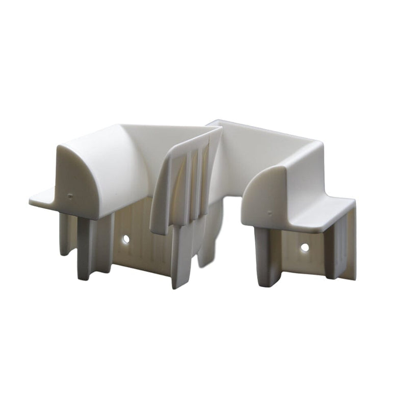 MK Menke Rolladen Weiss MK Einlauftrichter 941 für PVC Führungsschiene