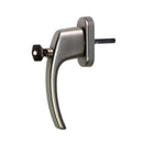 MTEC Fenster MTEC Fenstergriff Abschliessbar aus Aluminium in Titansilber