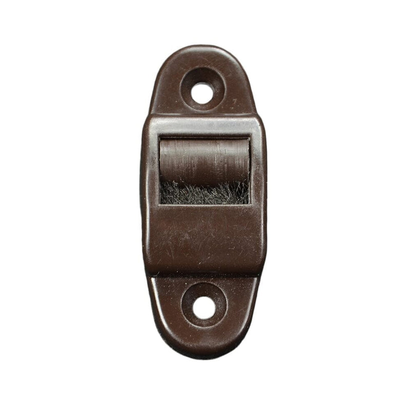 Portos Rolladen Braun Portos Flache Gurtführung mit Bürstendichtung 14mm