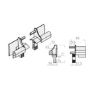 Portos Rolladen Portos Einlauftrichter für Führungsschiene SPP-52