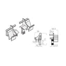 Portos Rolladen Portos Einlauftrichter mit Insektenschutz SPPM