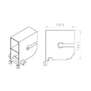 Portos Rolladen Portos Kasten Teilung 160 RKB2