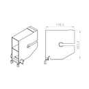 Portos Rolladen Portos Kasten Teilung 200 RKB3