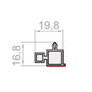 Portos Rolladen Portos Kastenprofil Verbinder NPS-080