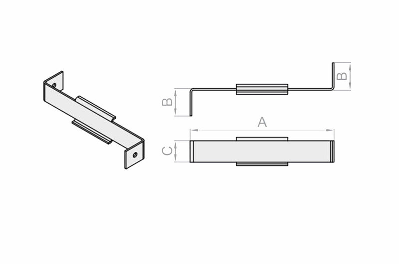 Portos Rolladen Portos Montagehalter System IT2000 205mm
