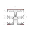 Portos Rolladen Portos PVC Führungsschiene NPR-010