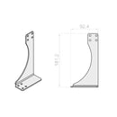 Portos Rolladen Portos Statikkonsole NPT-070 für Rollladenkasten 220