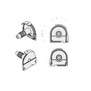 Portos Rolladen Portos TP1000K Insektenschutzkassette 220/250 Feder 350 Set