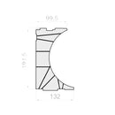 Portos Rolladen Portos TP1000K Styroporeinsatz für Seitenblende 220 NPW-090