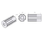 Portos Rolladen Portos Walzenkapsel SW40 für ACE