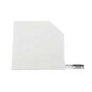 Portos Rolladen Weiss Portos Blendenkappen Seitenblende 45° ST2000 BS165