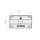 Portos Rollladen Portos Endkappe für Doppelte Führungsschiene ZP-RK18