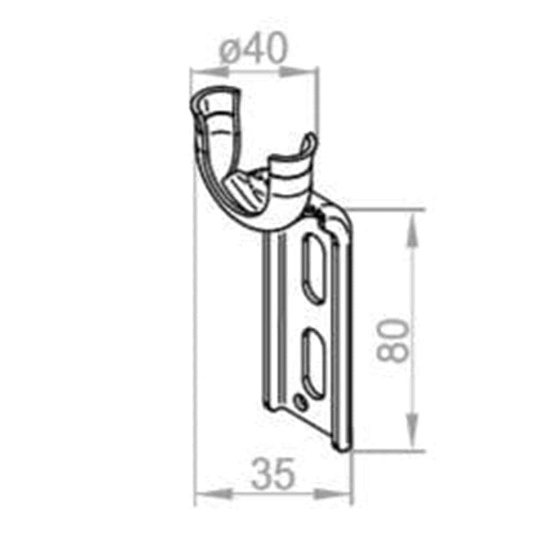 Portos Rollladen Portos Rollladenmotor Aufhängung SW60 Set