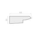 Portos Rollladen Portos TP1000K Styroporeinsatz Dämmung für Rollladenkasten NPW-065