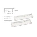 Regel-air Fenster Regel-air Fensterfalzlüfter FFL Typ 17 RF Schwarz Set