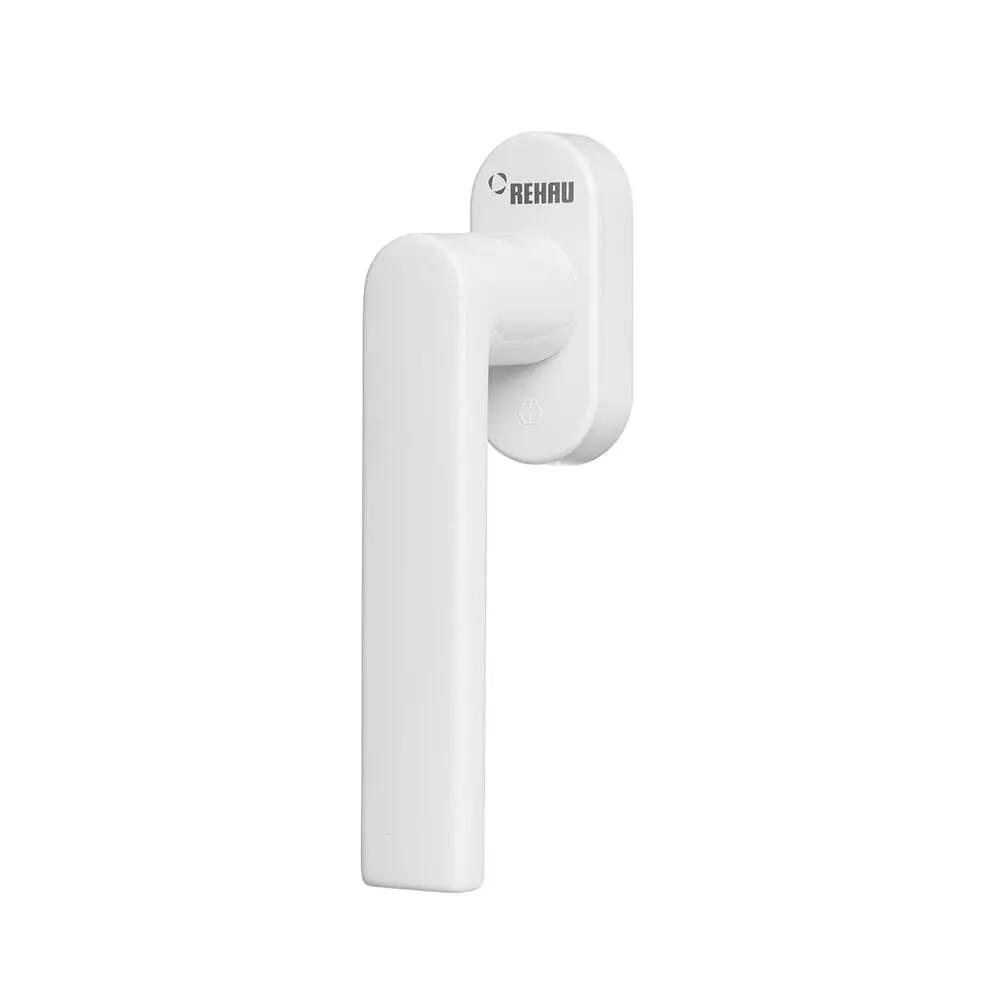 Rehau Fenster Rehau Fenstergriff Linea mit Secustik Weiss