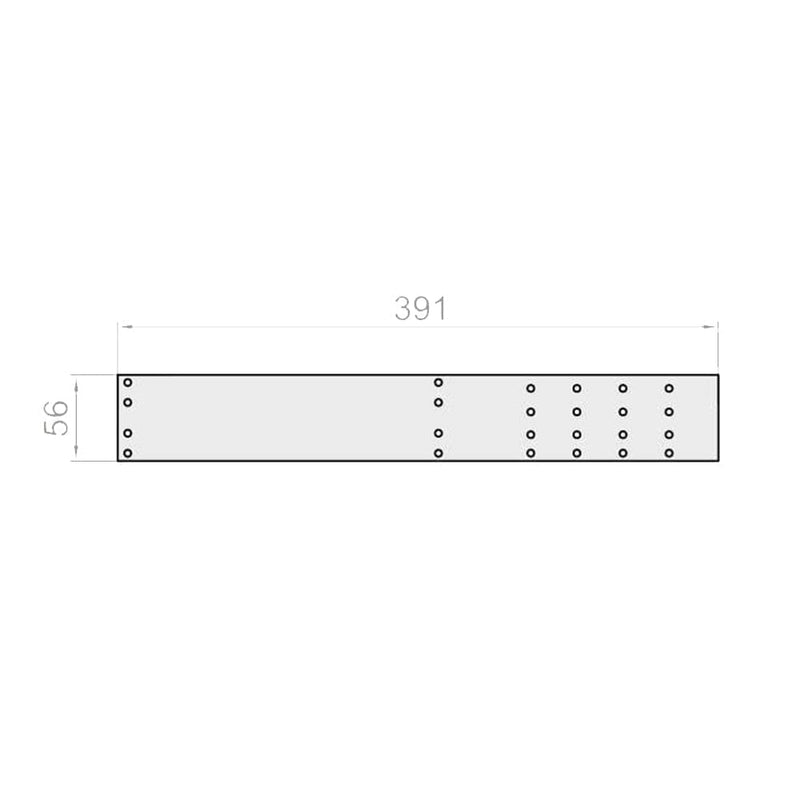Rolladen Stahl-Seitenhalterung für Kasten 391mm - Fenstergigant
