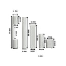 Roto Fenster Roto NT Abdeckkappen Set K 5-teilig für Kunststofffenster
