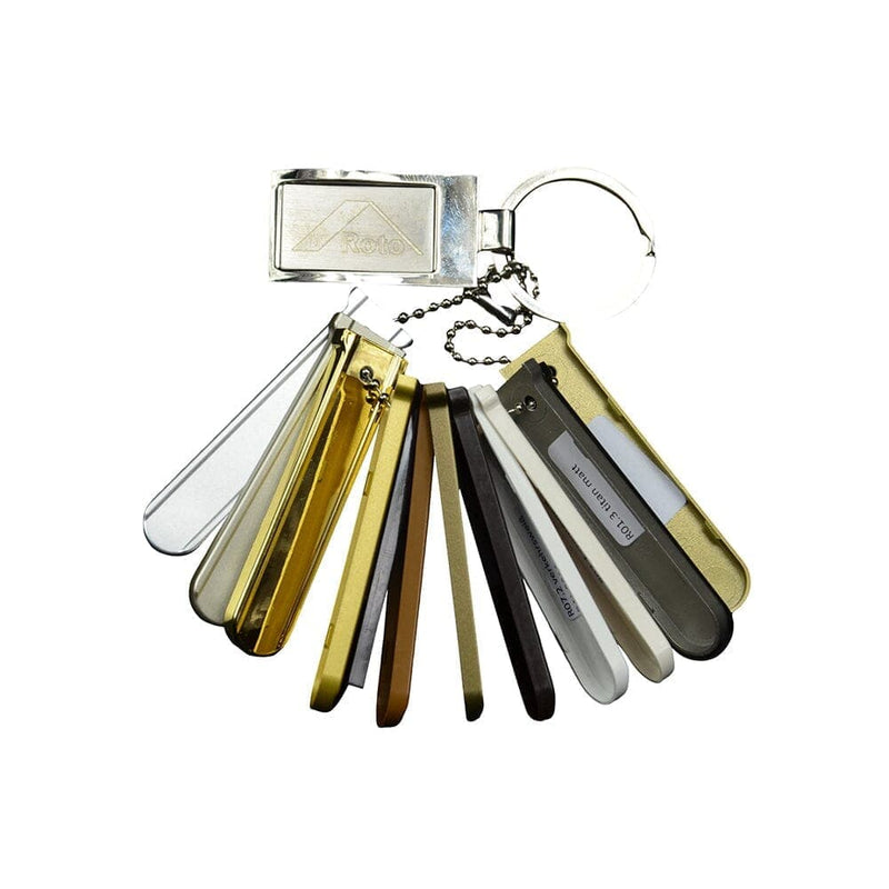 Roto Fenster Roto NT Farbmusterset Abdeckkappen 799565
