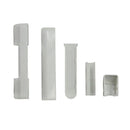 Roto Fenster Weiss Roto NT Abdeckkappen Set K 5-teilig für Kunststofffenster