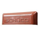 Schüco Fenster 10 Stück Schüco Wasserschlitzkappen in Mahagoni RAL 8016