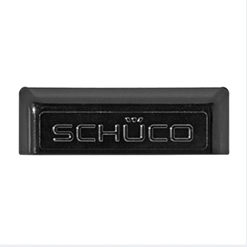 Schüco Fenster 10 Stück Schüco Wasserschlitzkappen in Schwarz RAL 9010