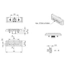 Schüco Fenster Schüco Wasserschlitzkappen in Braun