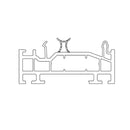 Schüco Fenster Weiss (ähnlich RAL9016) / 100cm Schüco CT 70 Blendrahmen Verbreiterung 70/25 4K 19841