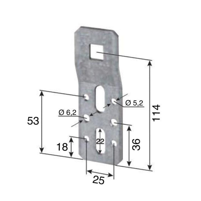 Selve Motorlager für Rollladenfertigkästen 10mm - Fenstergigant