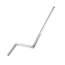 Selve Rolladen 700mm Selve Kurbelstange E6/EV1 Silber 700-2500mm