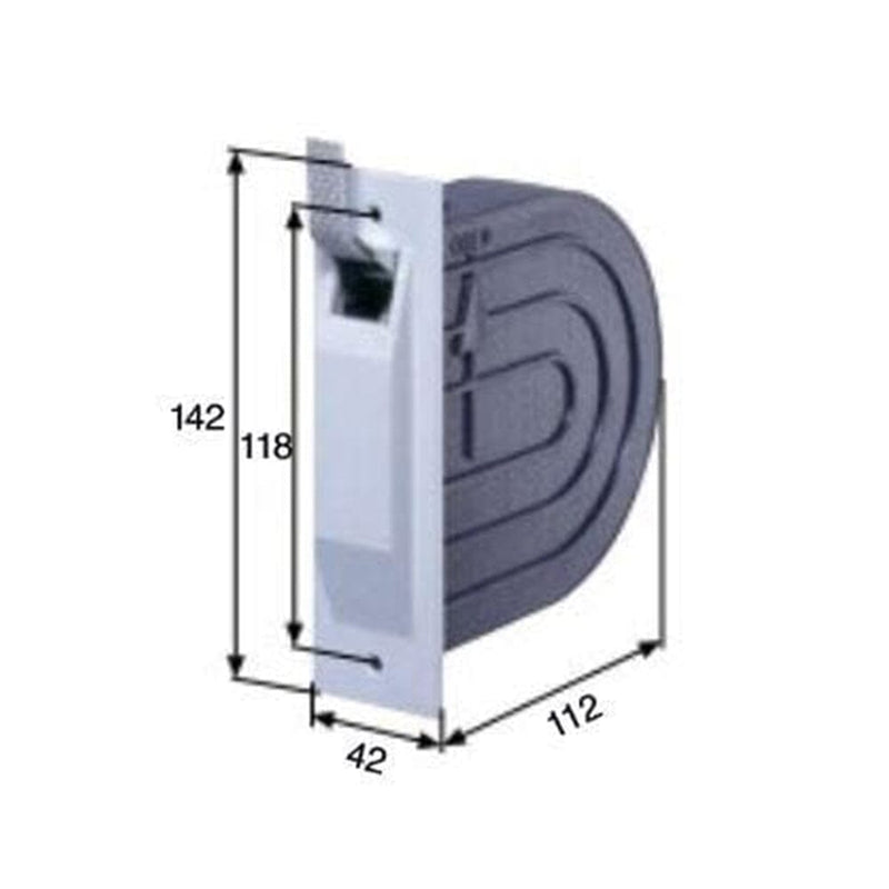 Selve Rolladen Selve Abdeckhaube für Unterputz Gurtwickler 080105