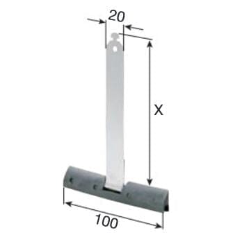 Selve Rolladen Selve Aufhängefeder Stahl 135/20mm zum Einhängen 1544020