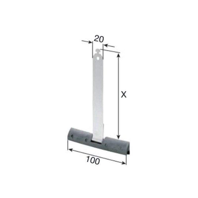 Selve Rolladen Selve Aufhängefeder Stahl 198/20mm zum Einhängen 154411
