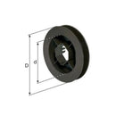 Selve Rolladen Selve Gurtscheibe für 23mm Gurt Ø170 für SW50 134660