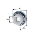 Selve Rolladen Selve Kugellager 40mm mit Bund Ø15,2mm 182001
