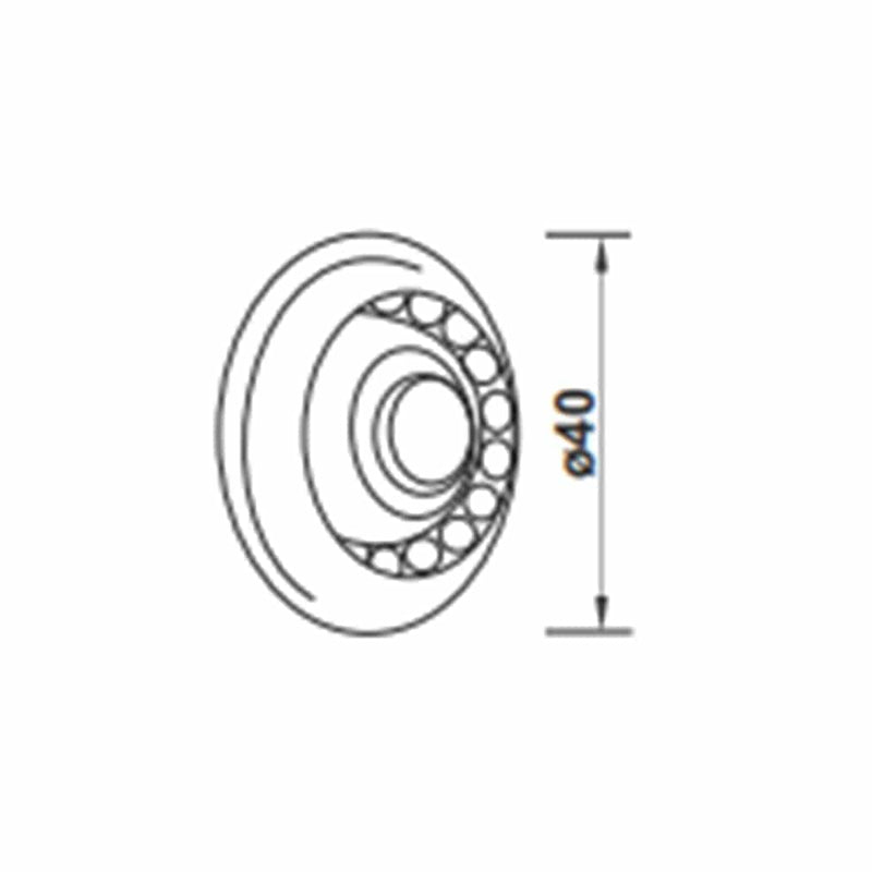 Selve Rolladen Selve Maxi-Kugellager 40mm mit Bund Ø12mm Set