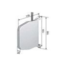 Selve Rolladen Selve Mini Gurtwickler bis 14mm mit 5m Gurt Anthrazit 084863