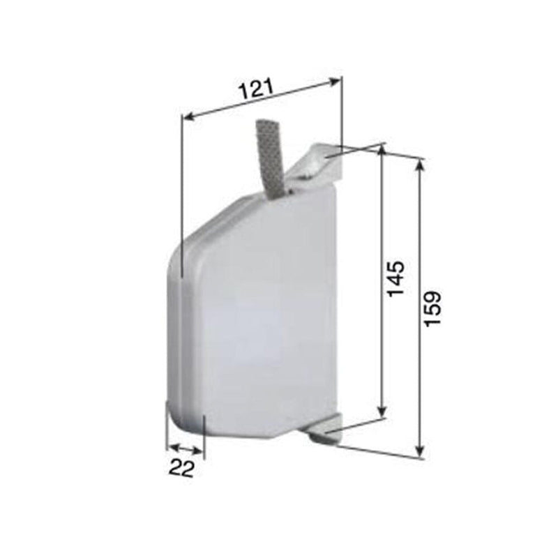 Selve Rolladen Selve Mini Gurtwickler bis 14mm mit 5m Gurt Weiss 084603