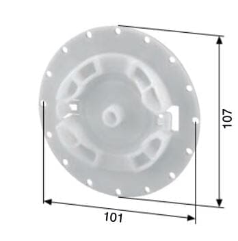Selve Rolladen Selve Motorlager für Aufsatzelemente Ø107mm 283042