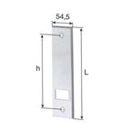 Selve Rollladen Selve Deckplatte für Gurtwickler aus Kunststoff 214/248mm 110210