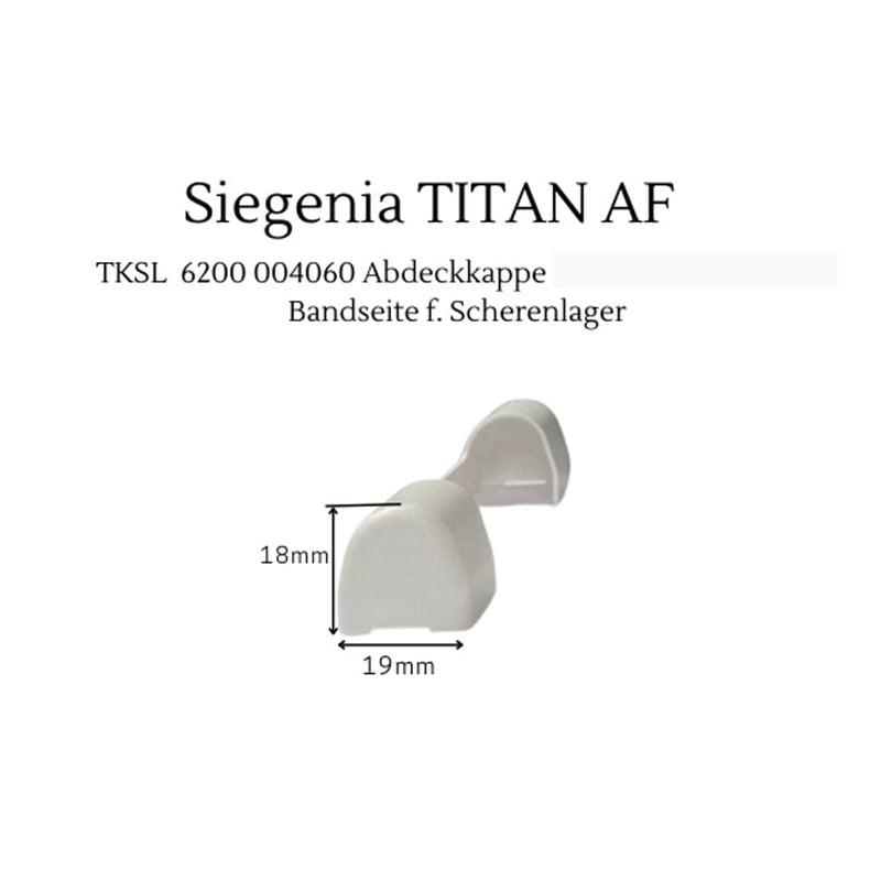 Siegenia Abdeckkappen Set TITAN AF - Silber - Fenstergigant