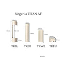 Siegenia Fenster Siegenia Abdeckkappen TITAN AF Weiss Set