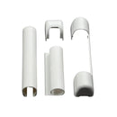 Siegenia Fenster Siegenia Abdeckkappen TITAN AF Weiss Set