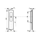 Siegenia Fenster Siegenia Griffmuschel HS 300 Außen Weiss RAL9003 651218
