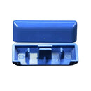 Silisto Fenster 10 Stück Silisto Wasserschlitzkappen für Kunststofffenster RAL 5007 Brillantblau