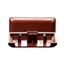 Silisto Fenster 10 Stück Silisto Wasserschlitzkappen für Kunststofffenster RAL 8016 Mahagonibraun